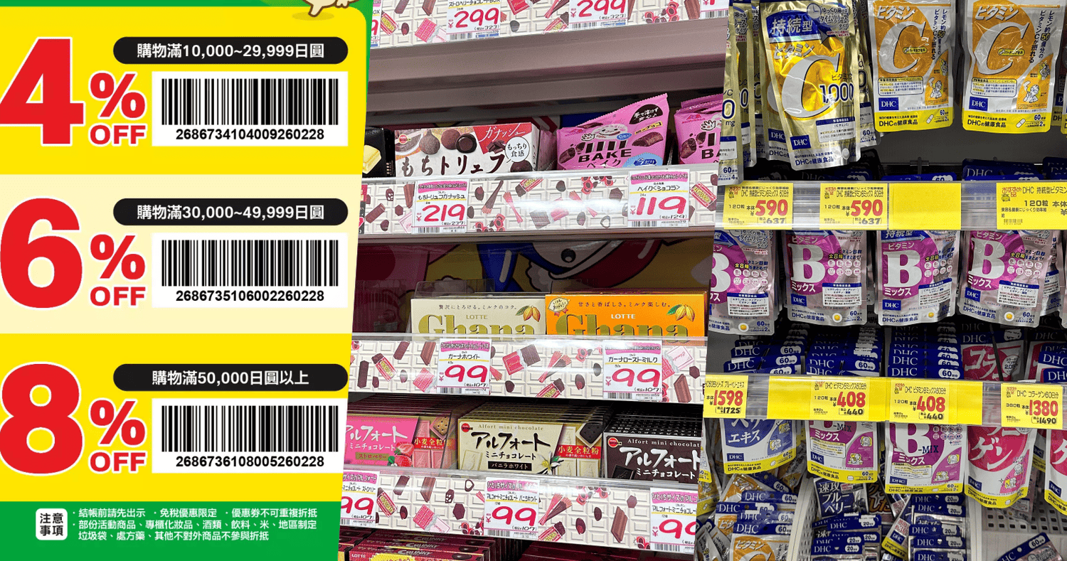 2025 最新 日本藥妝店折扣全攻略