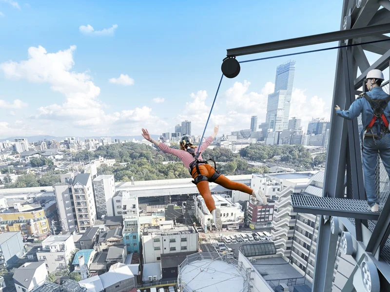圖片來源:https://travelcontentsapp.com/attraction/osaka/tsutenkaku-divewalk/ Osaka tsutenkaku dive walk 2000 yen coupon